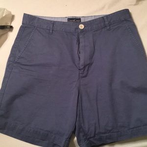 Blue khaki shorts